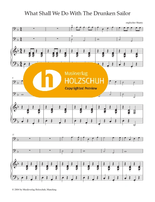 What Shall We Do With The Drunken Sailor